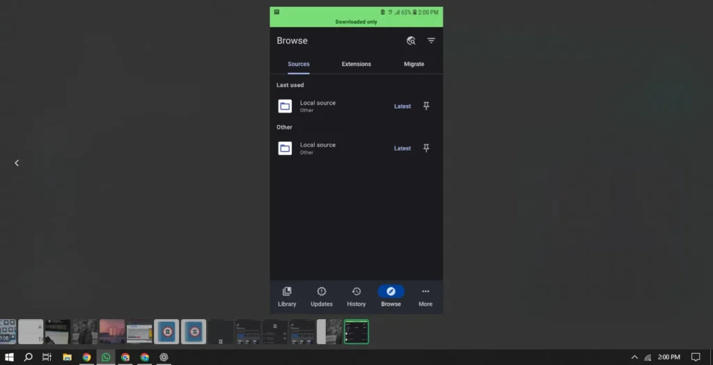 Step 2: Initial Setup Open the app after installation. Personalize the interface as desired. Select or create a folder for Tachiyomi's storage. Grant all necessary permissions when prompted. Tap Next and then Get Started to finish setup.