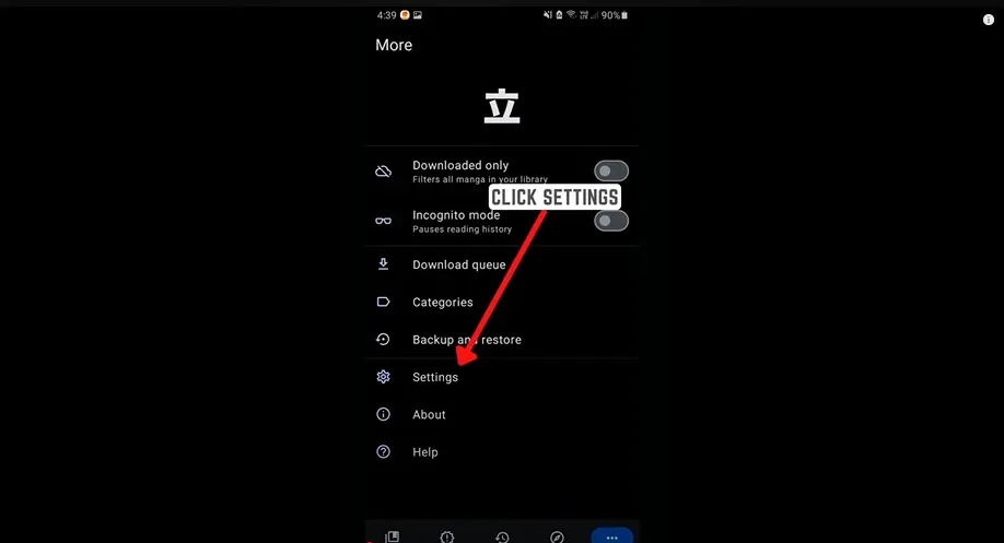 tachiyomi settings