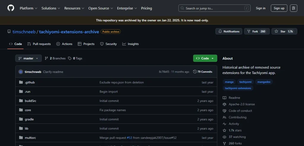 tachiyomi repository
